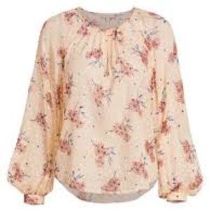Joie Pink Floral Blouse